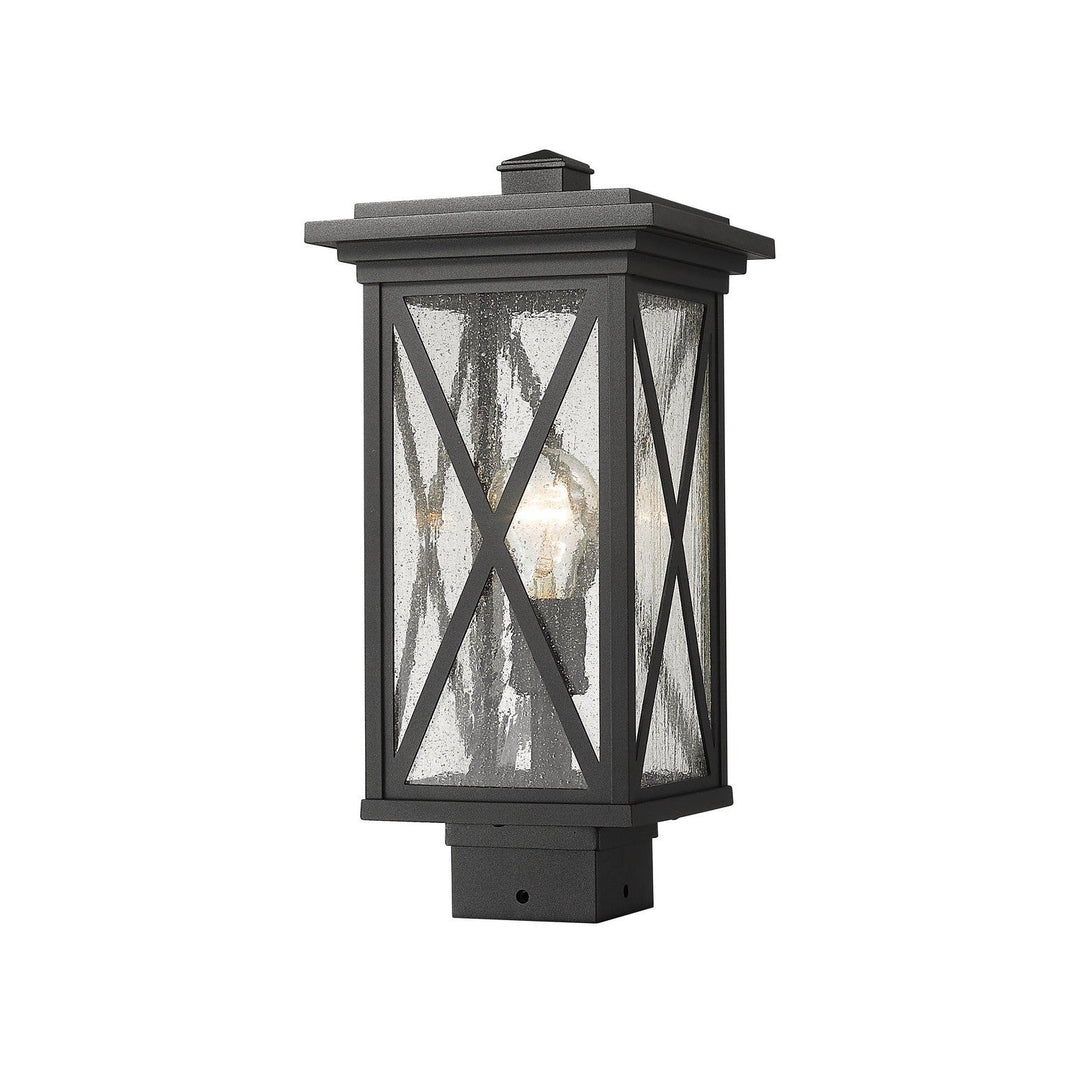 Z-Lite Lighting 583PHMS-BK  Brookside Outdoor Black