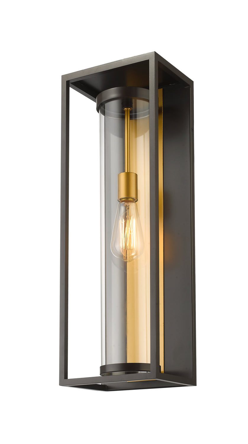 Z-Lite Lighting 584B-DBZ-OBS  Dunbroch Outdoor Deep Bronze/Outdoor Brass