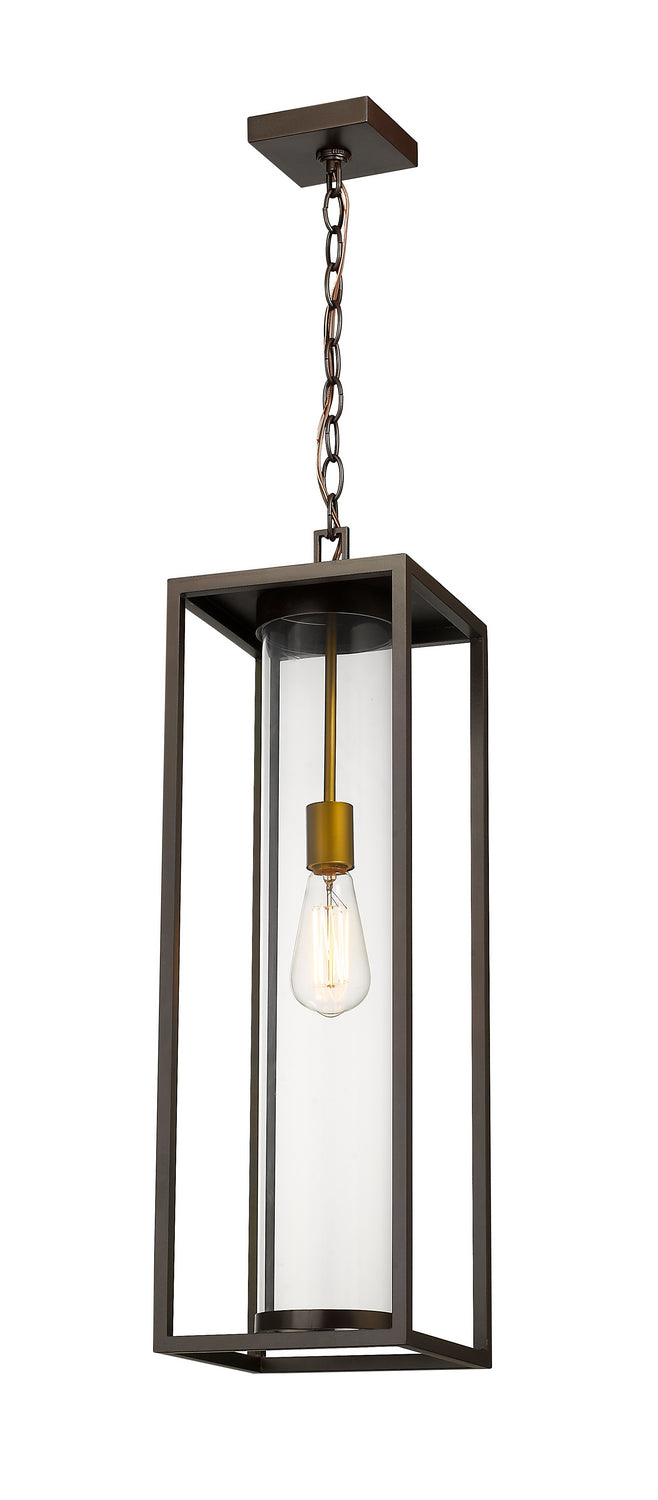 Z-Lite Lighting 584CHB-DBZ-OBS  Dunbroch Outdoor Deep Bronze/Outdoor Brass