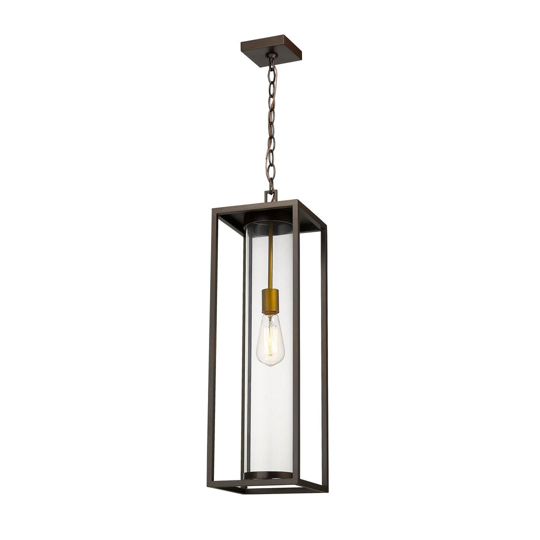 Z-Lite Lighting 584CHB-DBZ-OBS  Dunbroch Outdoor Deep Bronze/Outdoor Brass