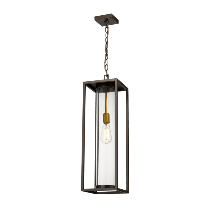 Z-Lite Lighting 584CHB-DBZ-OBS  Dunbroch Outdoor Deep Bronze/Outdoor Brass