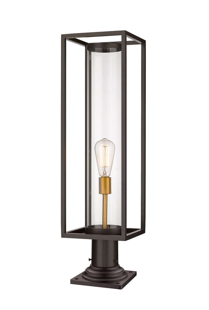 Z-Lite Lighting 584PHBR-533PM-DBZ  Dunbroch Outdoor Deep Bronze/Outdoor Brass