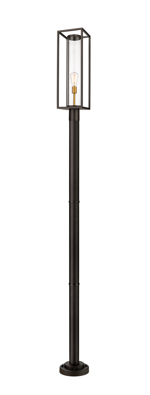 Z-Lite Lighting 584PHBR-567P-DBZ  Dunbroch Outdoor Deep Bronze/Outdoor Brass