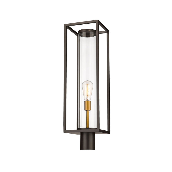 Z-Lite Lighting 584PHBR-DBZ-OBS  Dunbroch Outdoor Deep Bronze/Outdoor Brass