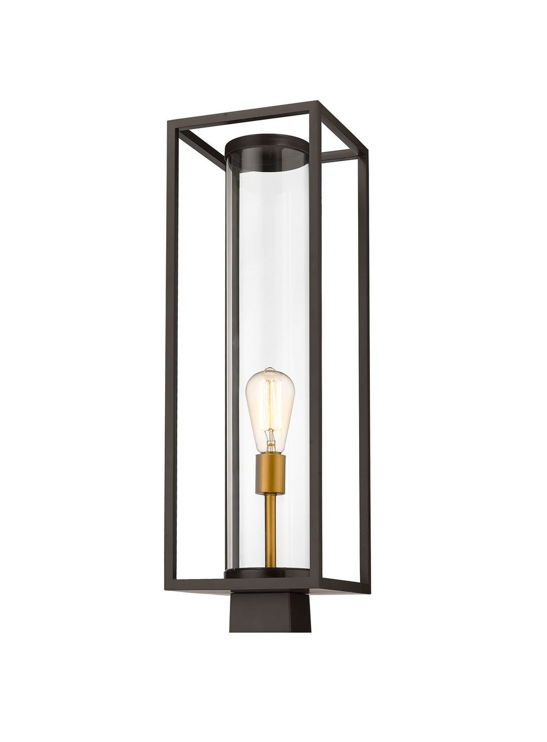 Z-Lite Lighting 584PHBS-DBZ-OBS  Dunbroch Outdoor Deep Bronze/Outdoor Brass