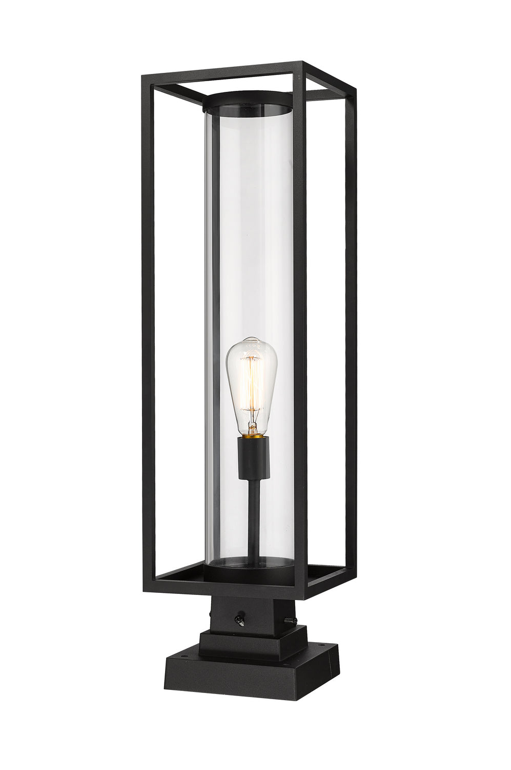 Z-Lite Lighting 584PHBS-SQPM-BK  Dunbroch Outdoor Black