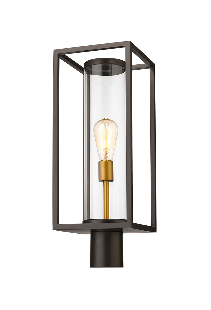 Z-Lite Lighting 584PHMR-DBZ-OBS  Dunbroch Outdoor Deep Bronze/Outdoor Brass