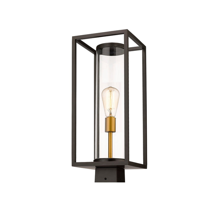 Z-Lite Lighting 584PHMS-DBZ-OBS  Dunbroch Outdoor Deep Bronze/Outdoor Brass