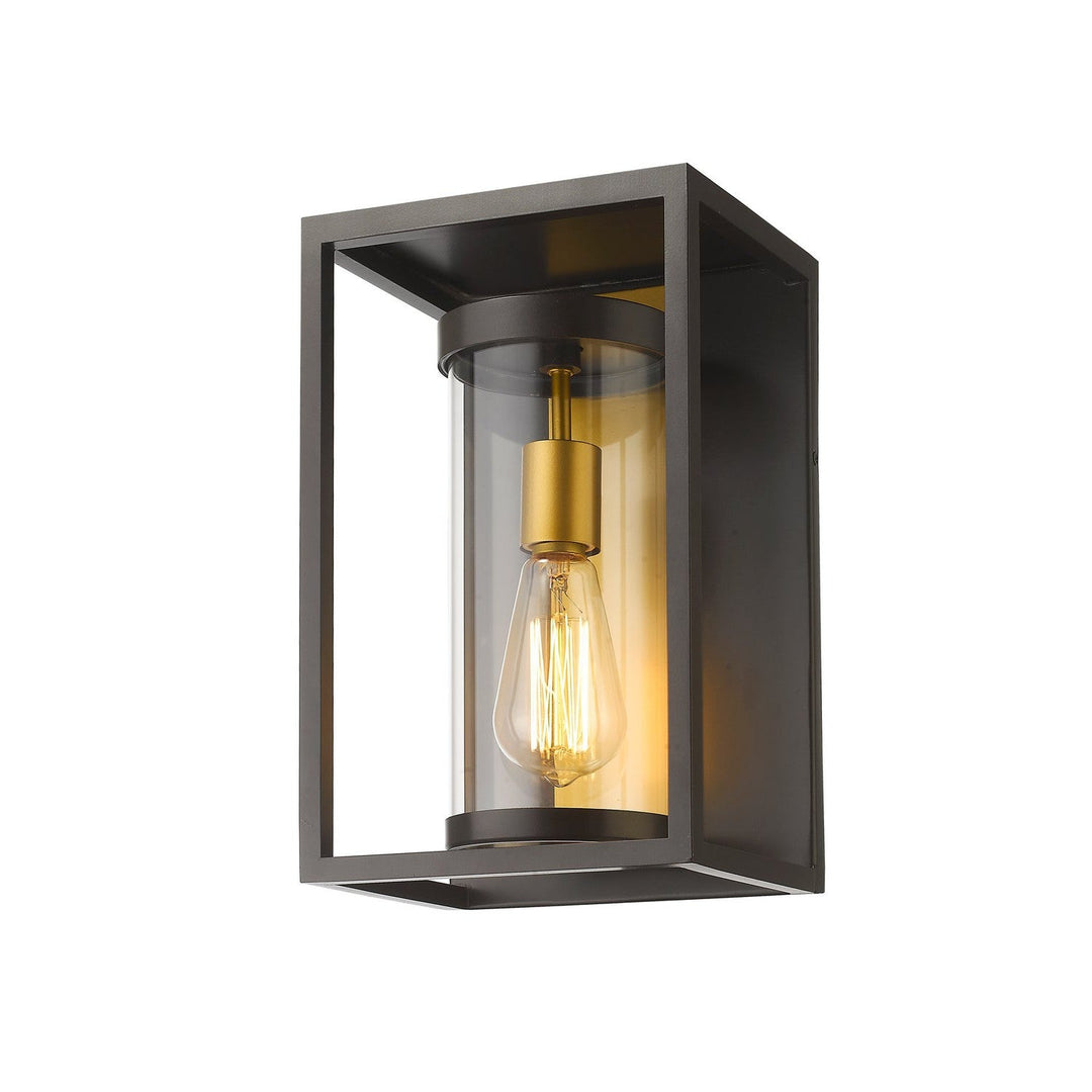 Z-Lite Lighting 584S-DBZ-OBS  Dunbroch Outdoor Deep Bronze/Outdoor Brass