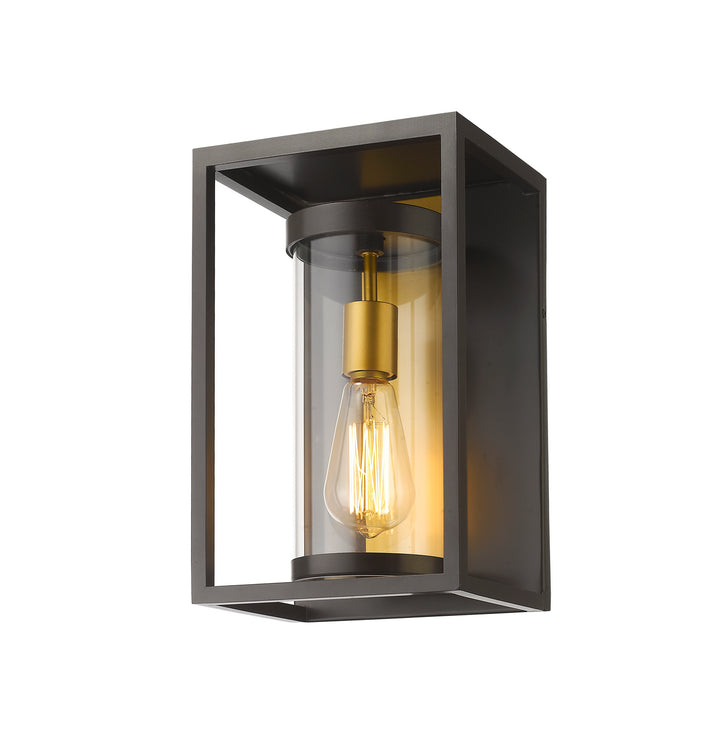 Z-Lite Lighting 584S-DBZ-OBS  Dunbroch Outdoor Deep Bronze/Outdoor Brass