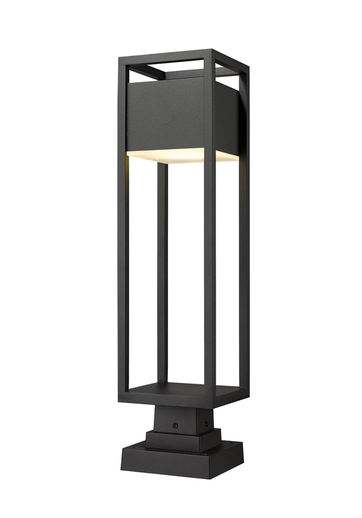 Z-Lite Lighting 585PHBS-SQPM-BK-LED  Barwick Outdoor Black
