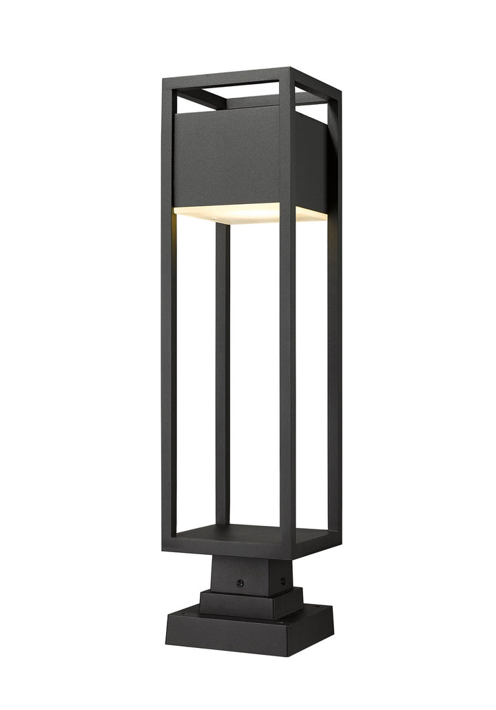 Z-Lite Lighting 585PHBS-SQPM-BK-LED  Barwick Outdoor Black