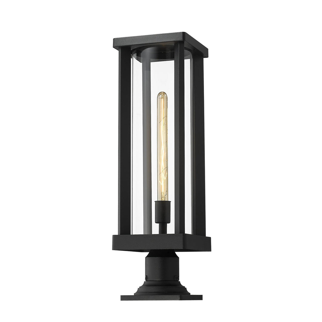 Z-Lite Lighting 586PHBR-533PM-BK  Glenwood Outdoor Black