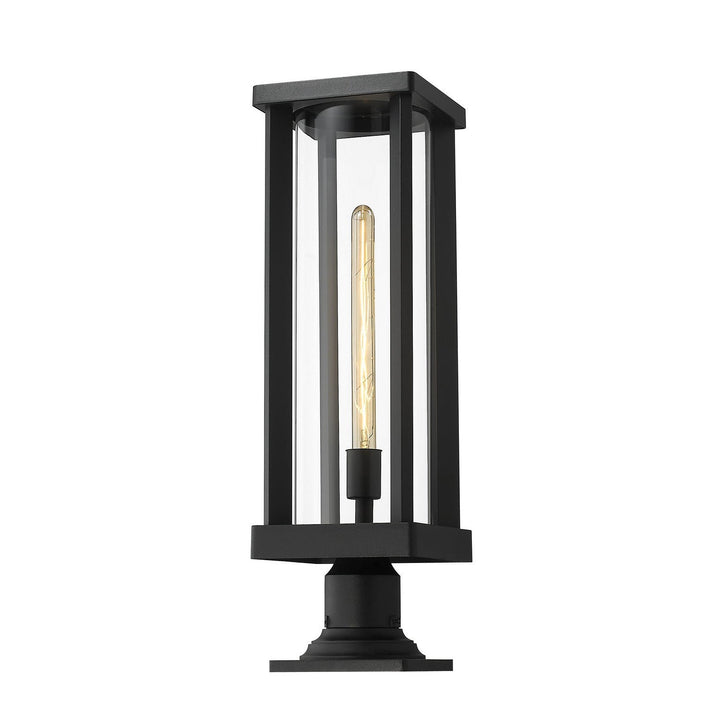 Z-Lite Lighting 586PHBR-533PM-BK  Glenwood Outdoor Black