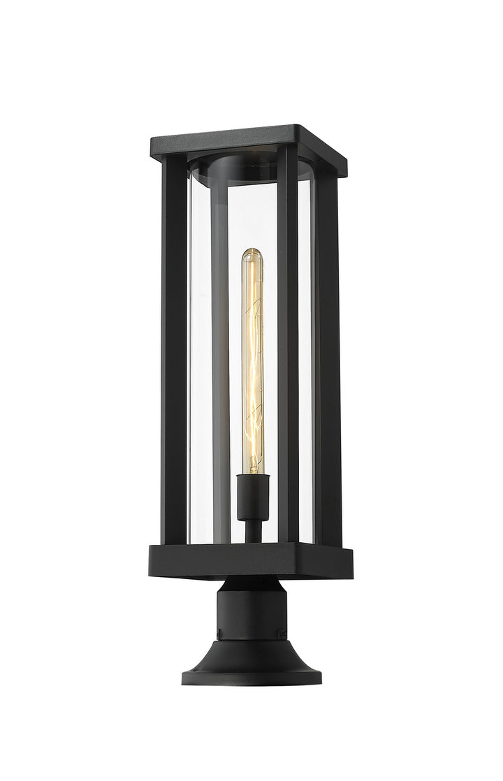 Z-Lite Lighting 586PHBR-553PM-BK  Glenwood Outdoor Black