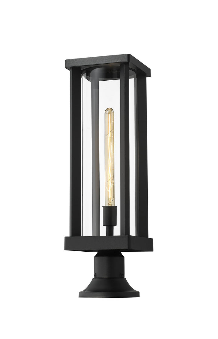 Z-Lite Lighting 586PHBR-553PM-BK  Glenwood Outdoor Black