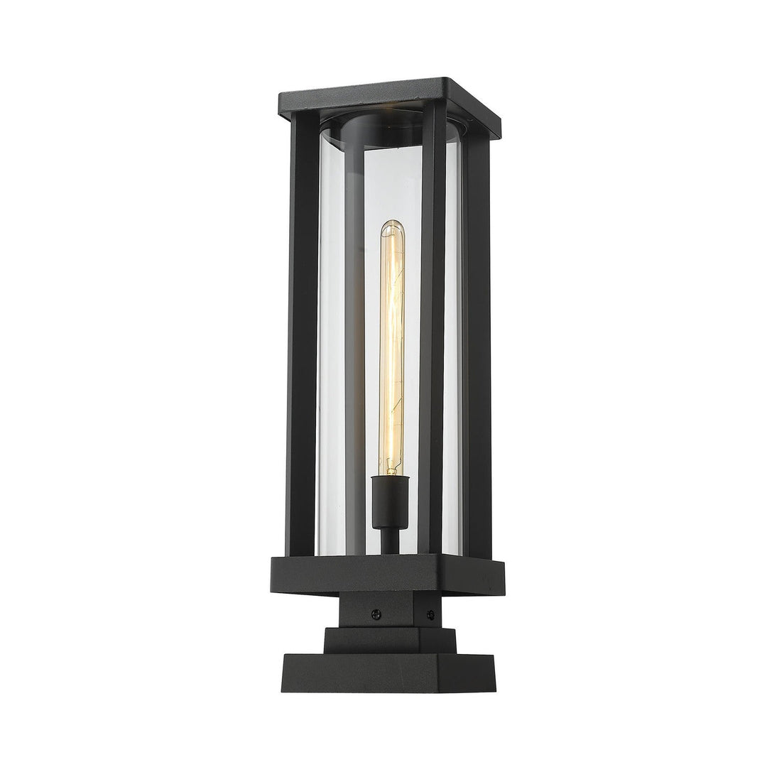 Z-Lite Lighting 586PHBS-SQPM-BK  Glenwood Outdoor Black