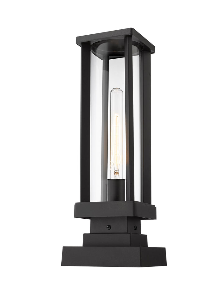 Z-Lite Lighting 586PHMS-SQPM-BK  Glenwood Outdoor Black