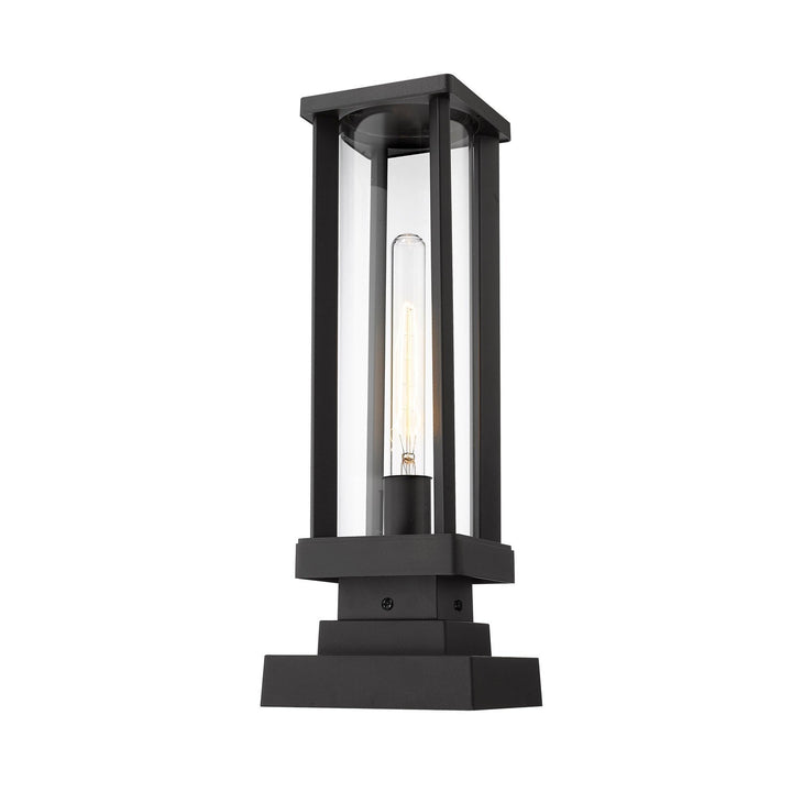 Z-Lite Lighting 586PHMS-SQPM-BK  Glenwood Outdoor Black