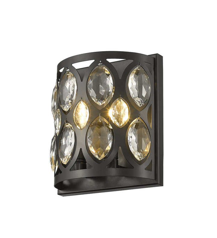 Z-Lite Dealey 6010-2S-MB Wall Sconce Light - Matte Black