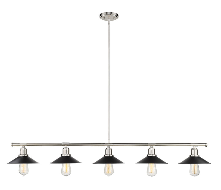 Z-Lite Casa 613-5L-BN+MB Pendant Light - Brushed Nickel