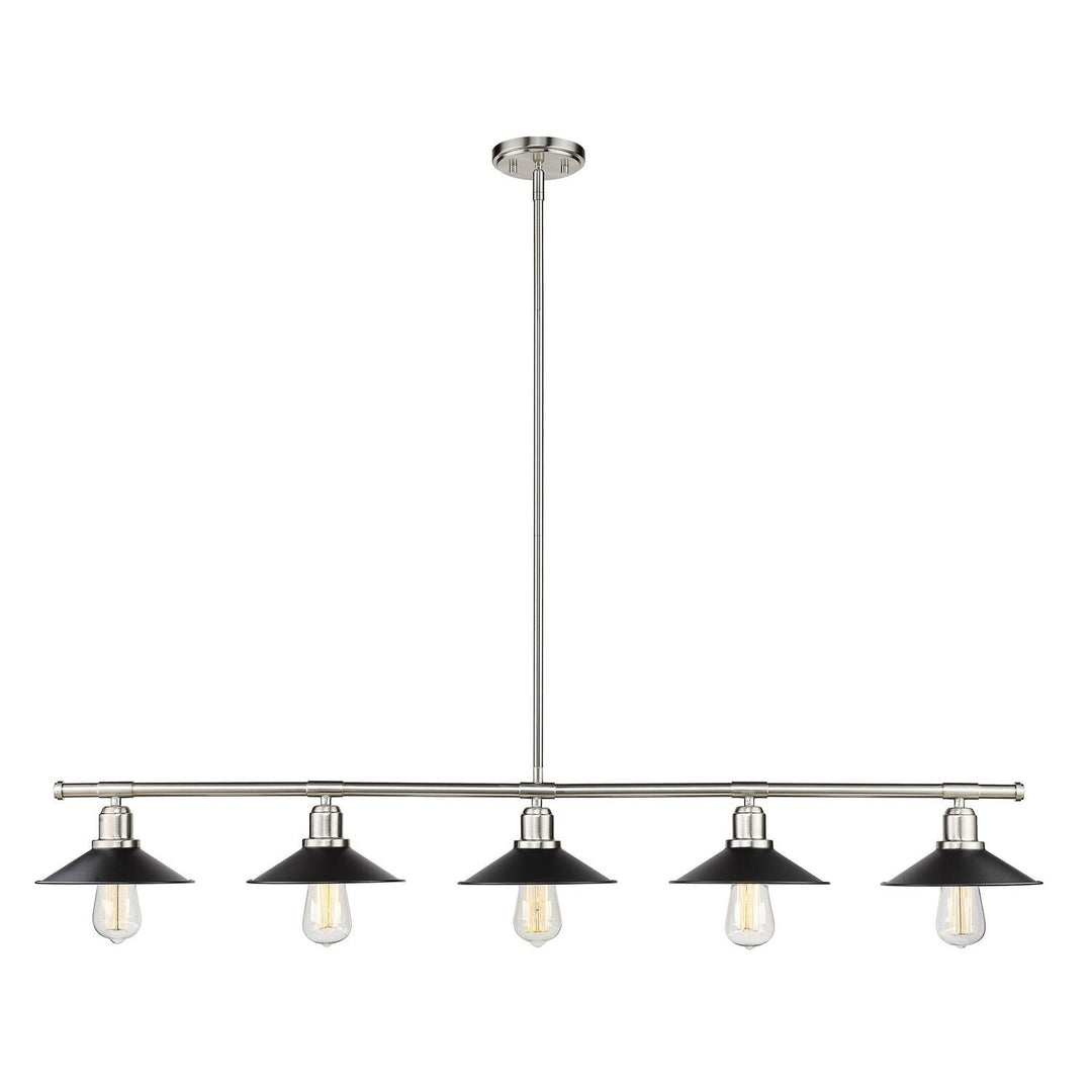 Z-Lite Casa 613-5L-BN+MB Pendant Light - Brushed Nickel
