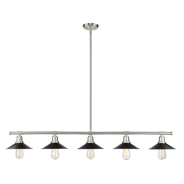Z-Lite Casa 613-5L-BN+MB Pendant Light - Brushed Nickel
