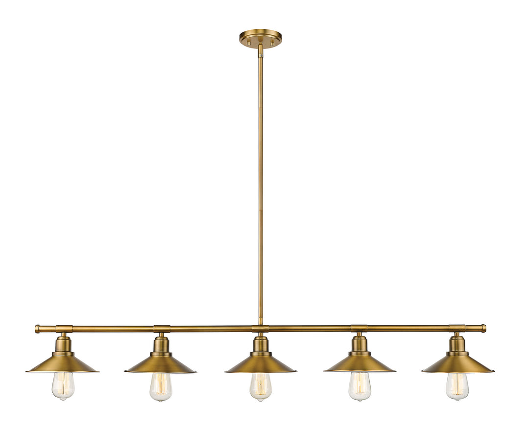 Z-Lite Casa 613-5L-FB Pendant Light - Factory Brass