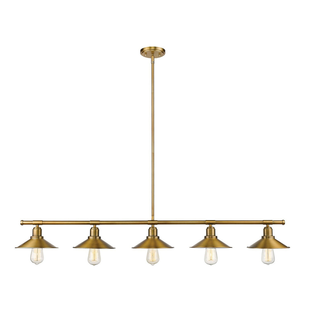 Z-Lite Casa 613-5L-FB Pendant Light - Factory Brass