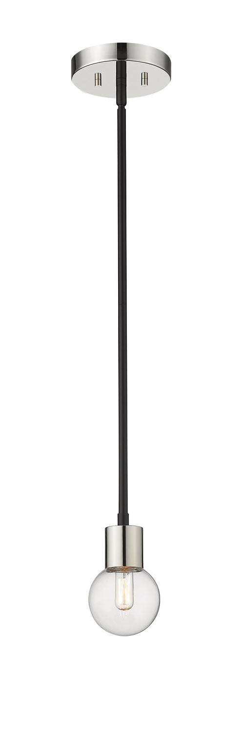 Z-Lite Neutra 621MP-MB-PN Pendant Light - Matte Black / Polished Nickel