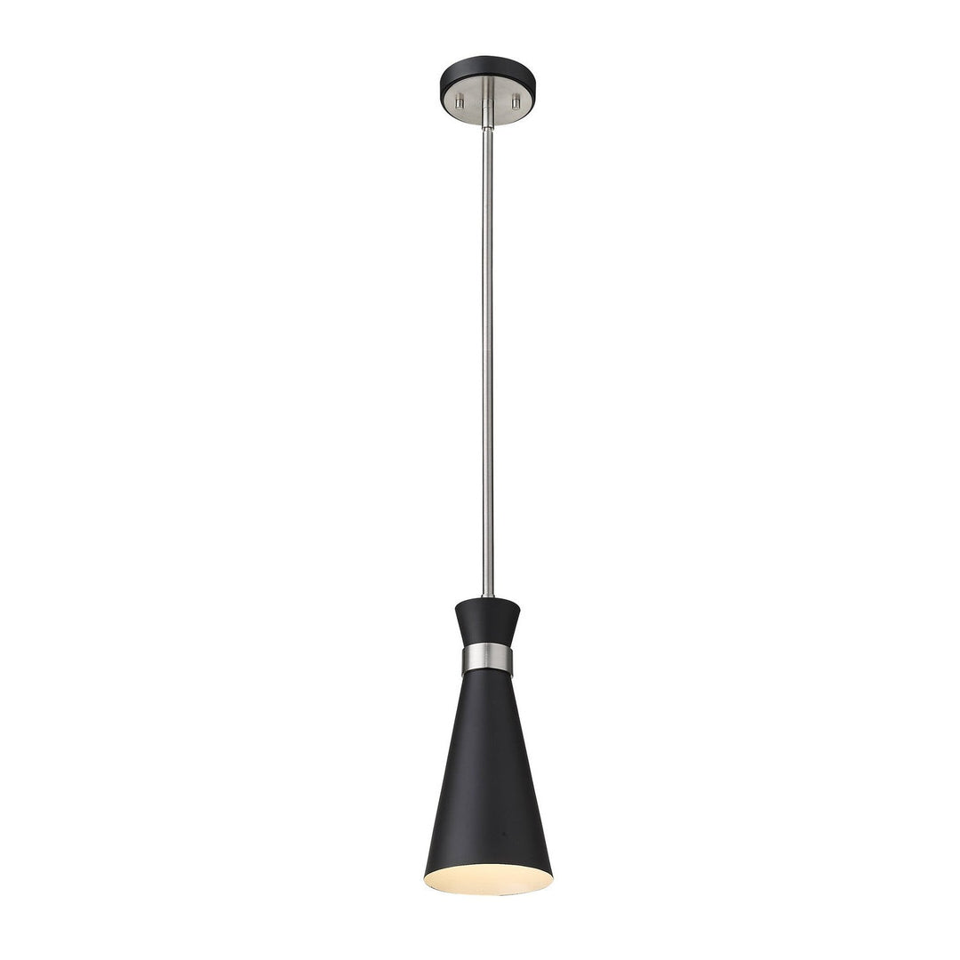 Z-Lite Soriano 728MP-MB-BN Pendant Light - Matte Black / Brushed Nickel