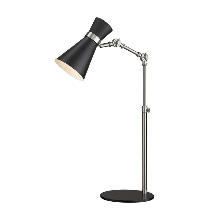 Z-Lite Lighting 728TL-MB-BN  Soriano Lamp Matte Black/Brushed Nickel