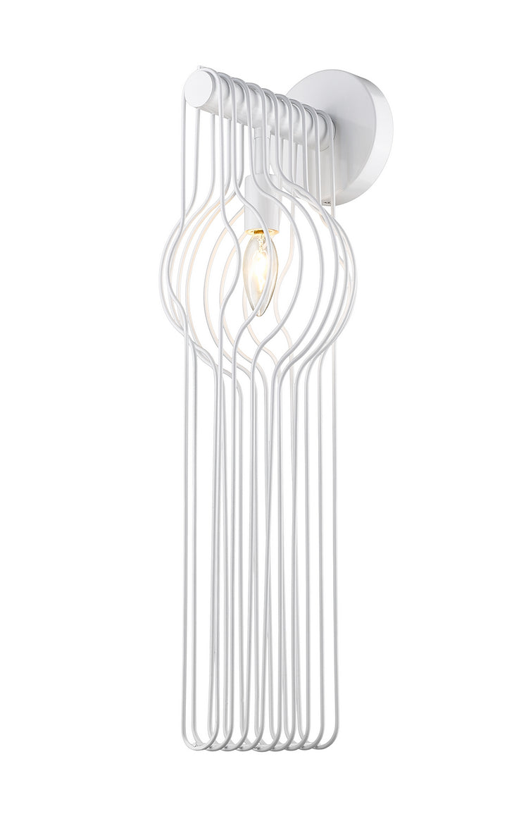 Z-Lite Contour 801-1SL-WH Wall Sconce Light - White