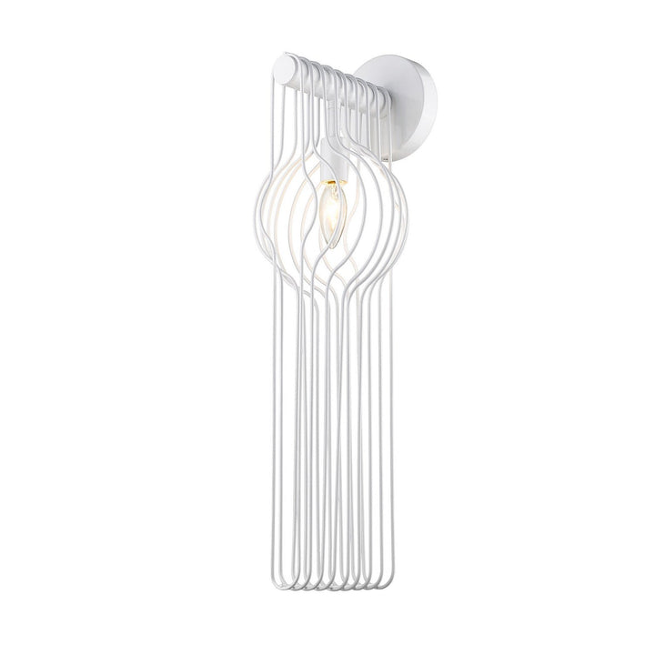 Z-Lite Contour 801-1SL-WH Wall Sconce Light - White