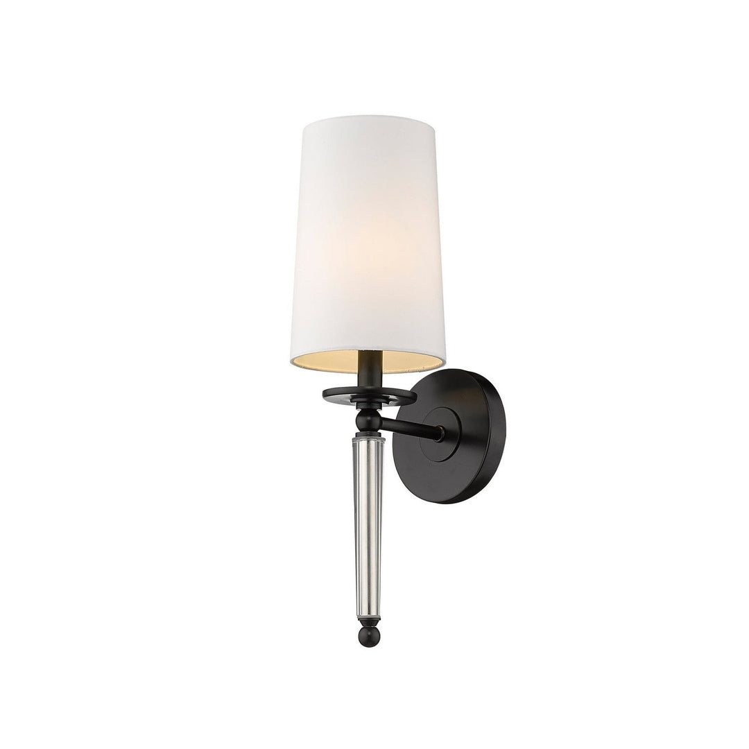 Z-Lite Avery 810-1S-MB Wall Sconce Light - Matte Black