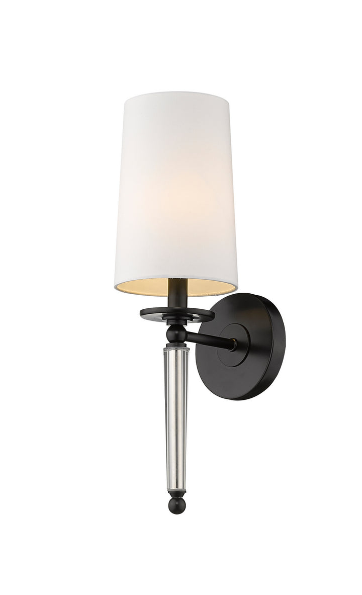 Z-Lite Avery 810-1S-MB Wall Sconce Light - Matte Black