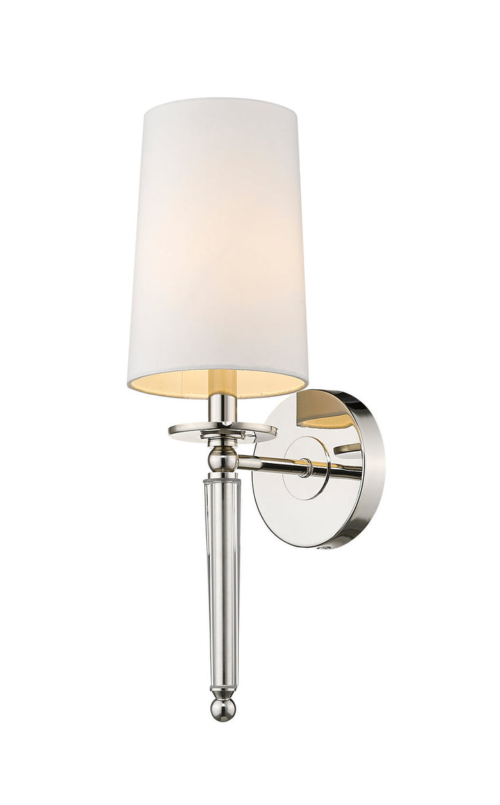 Z-Lite Avery 810-1S-PN Wall Sconce Light - Polished Nickel