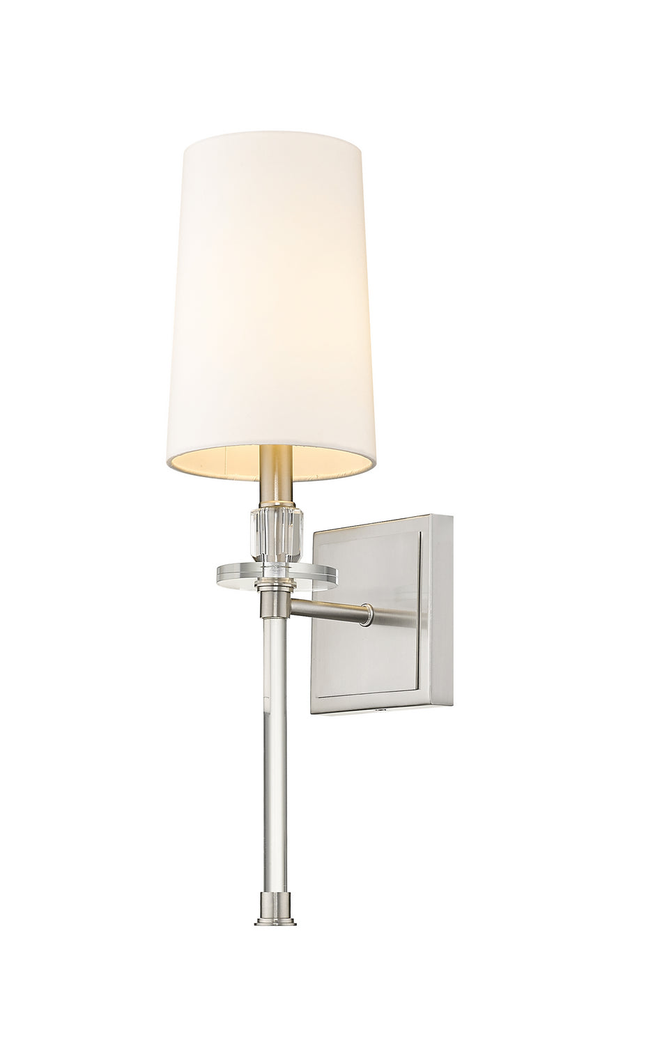 Z-Lite Sophia 803-1S-BN Wall Sconce Light - Brushed Nickel