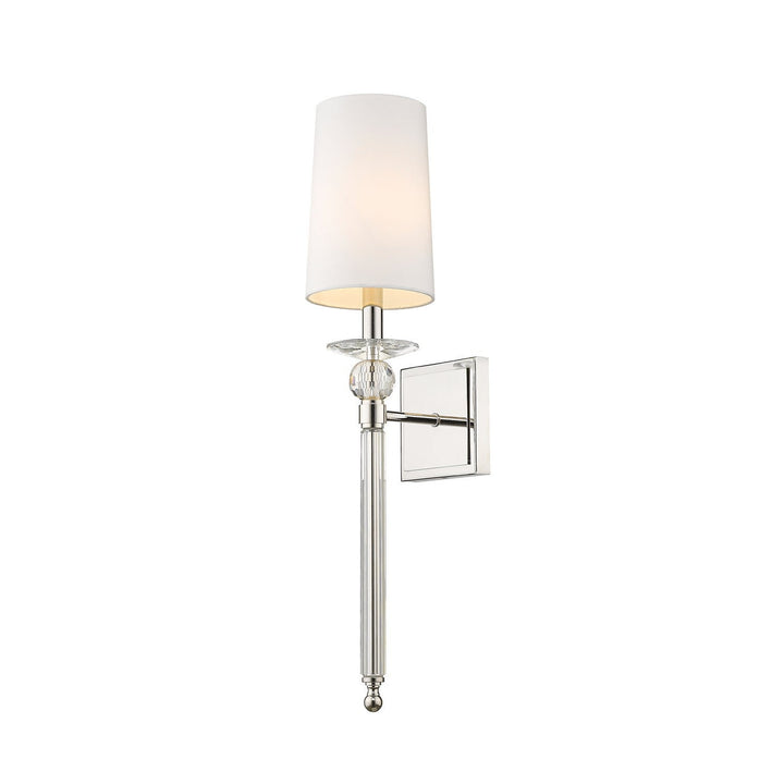 Z-Lite Ava 804-1S-PN Wall Sconce Light - Polished Nickel