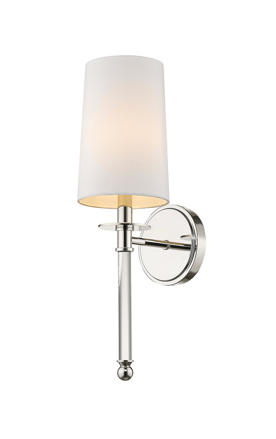 Z-Lite Mila 808-1S-PN Wall Sconce Light - Polished Nickel