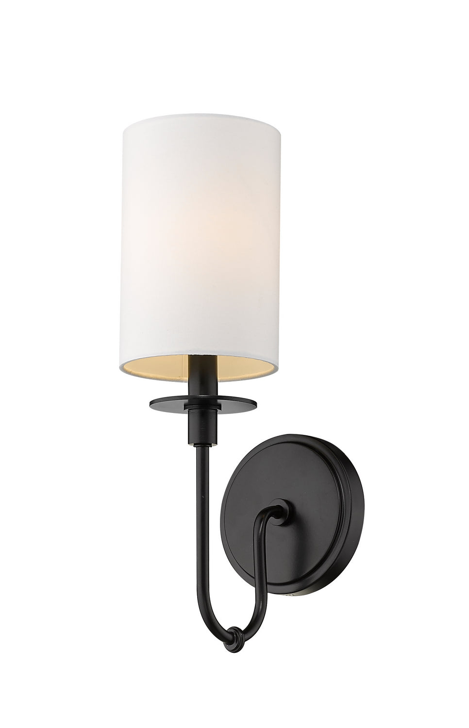 Z-Lite Ella 809-1S-MB Wall Sconce Light - Matte Black