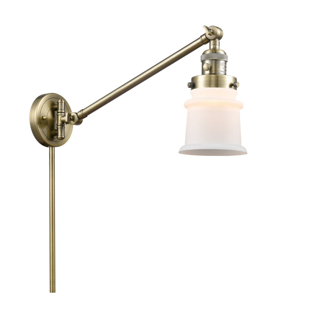 Innovations Lighting 237-AB-G181S  Franklin Restoration Lamp Antique Brass
