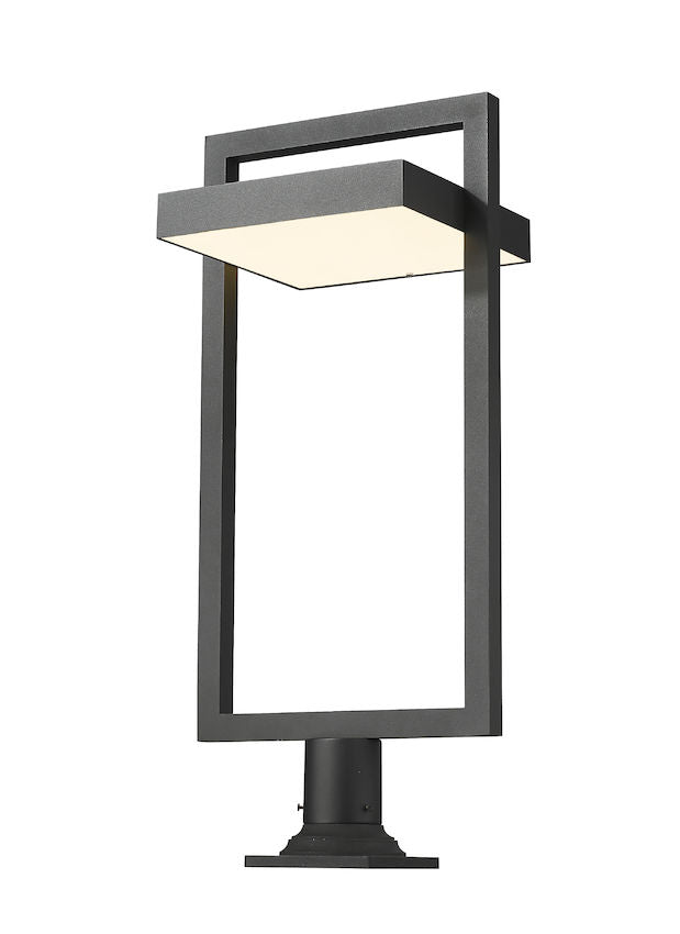 Z-Lite Lighting 566PHXLR-533PM-BK-LE Modern Luttrel Outdoor Black