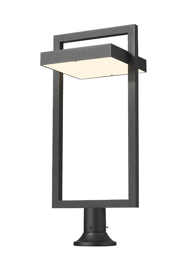 Z-Lite Lighting 566PHXLR-553PM-BK-LE Modern Luttrel Outdoor Black