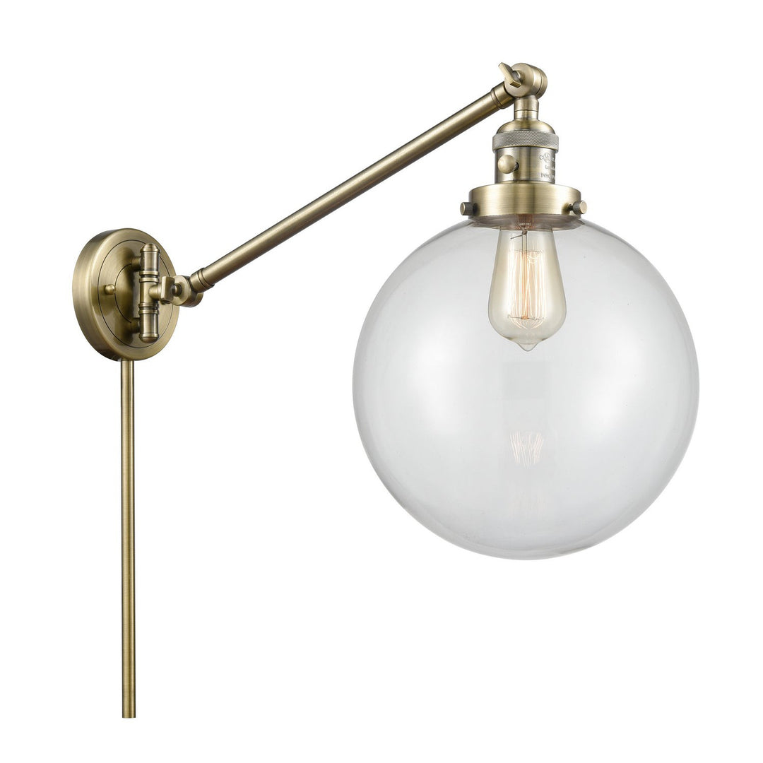 Innovations Lighting 237-AB-G202-10  Franklin Modern Restoration Lamp Antique Brass