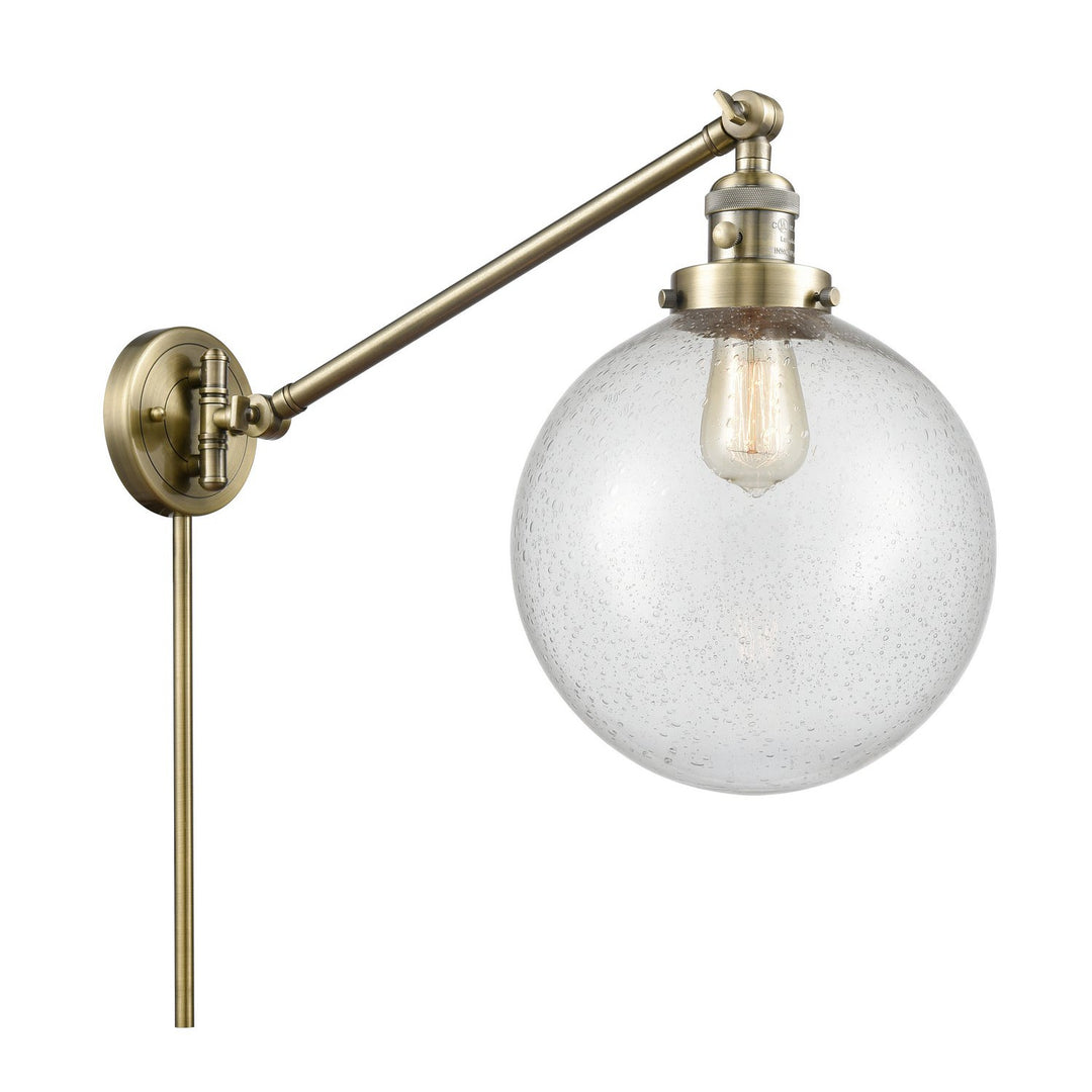 Innovations Lighting 237-AB-G204-10 Modern Franklin Restoration Lamp Antique Brass