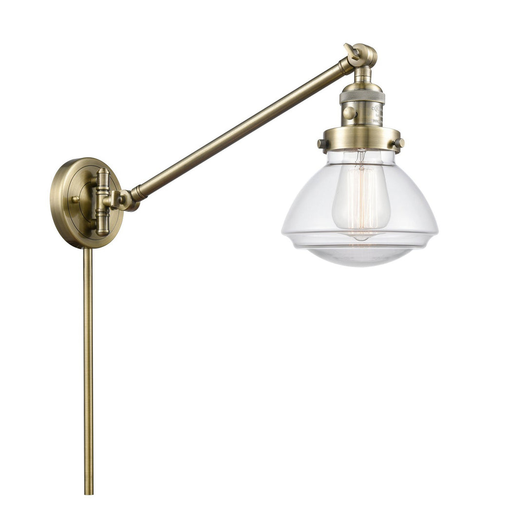 Innovations Lighting 237-AB-G322 Modern Franklin Restoration Lamp Antique Brass