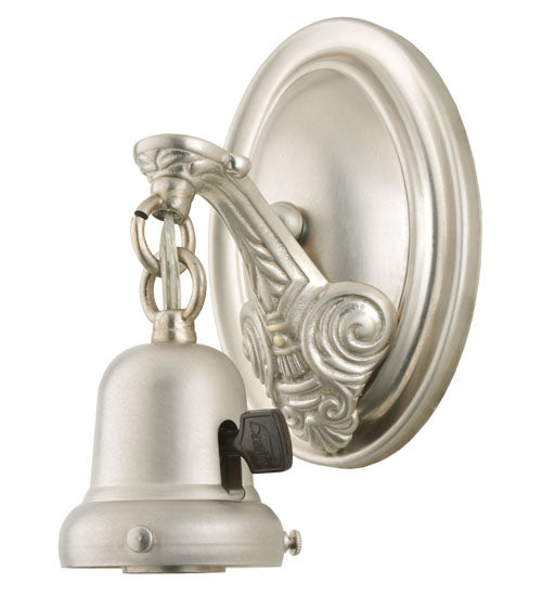 Meyda Tiffany Lighting 102905 Sconce One Light Wall Sconce Utility Light Pewter, Nickel, Silver