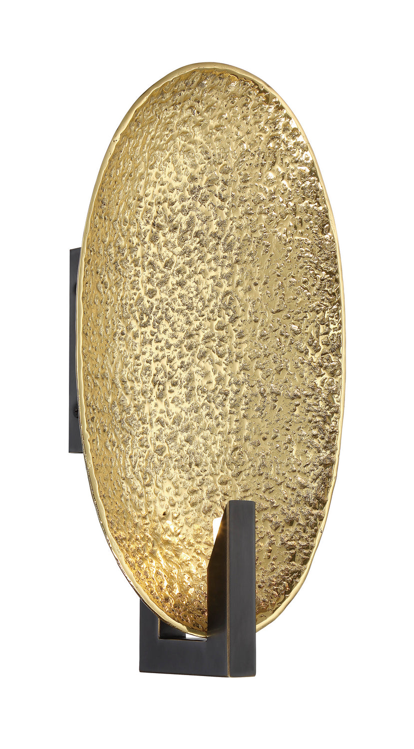 Metropolitan Daric N7951-713-L Wall Light - Polished Brass W/ Bronze