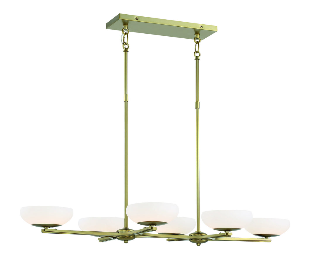 George Kovacs Scale P1466-695-L Pendant Light - Soft Rass